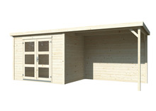 Palmako redskabsrum m/pergola Alma 560 x 184 cm